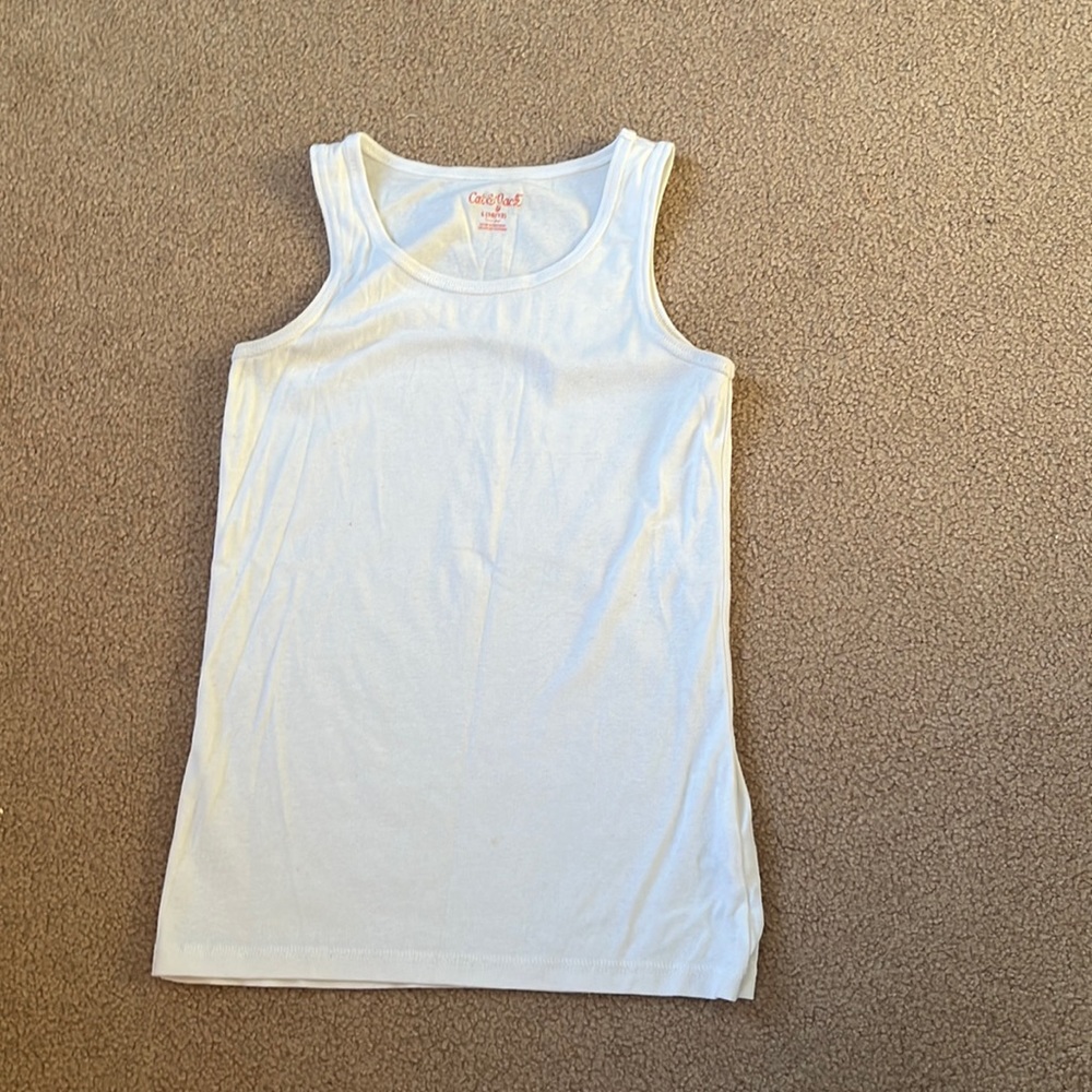 White tank top